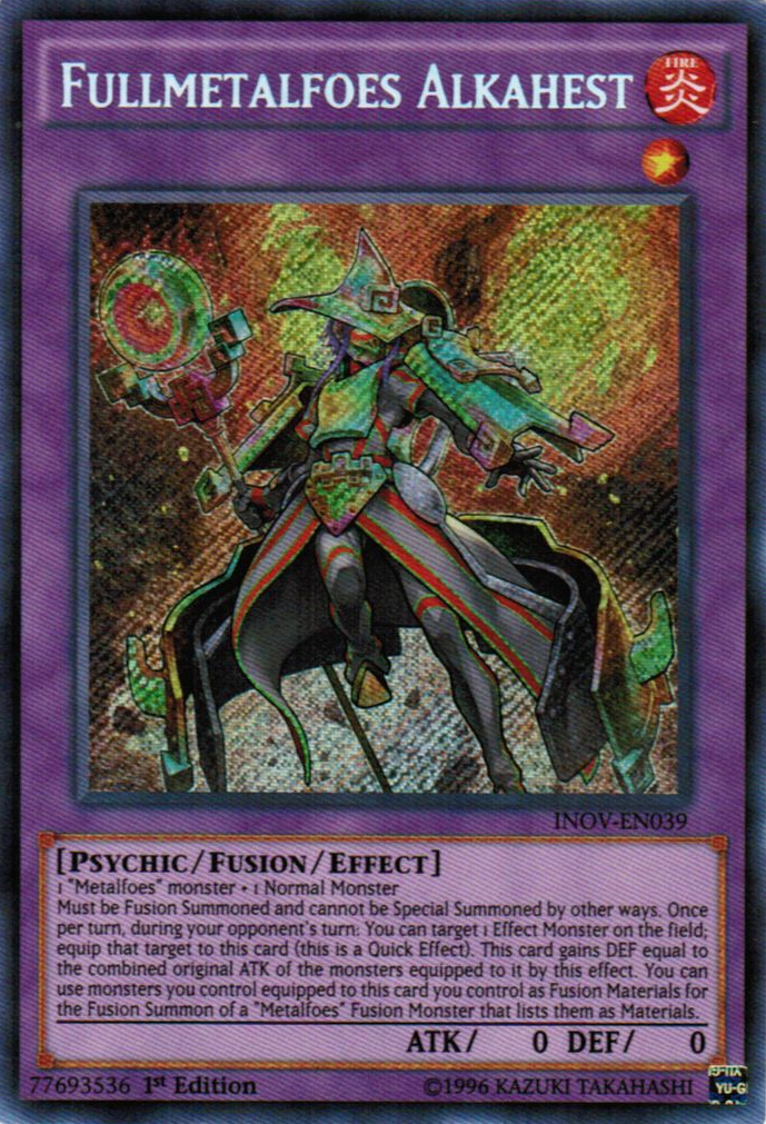 Fullmetalfoes Alkahest [INOV-EN039] Secret Rare | Odin's Place