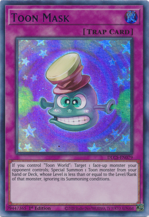 Toon Mask (Blue) [DLCS-EN079] Ultra Rare | Odin's Place