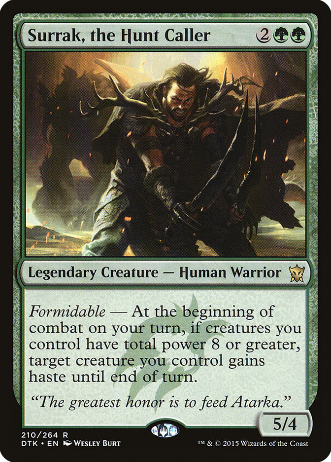 Surrak, the Hunt Caller (210) [Dragons of Tarkir] | Odin's Place