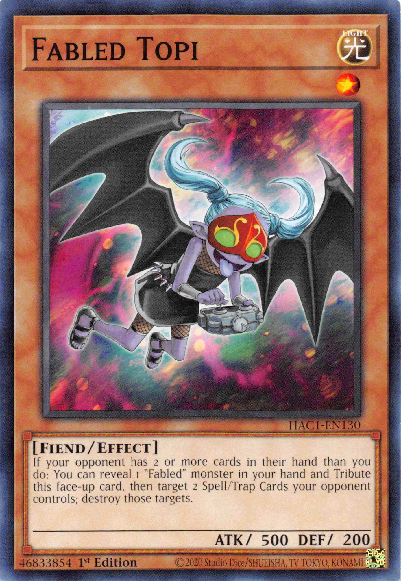 Fabled Topi [HAC1-EN130] Common | Odin's Place