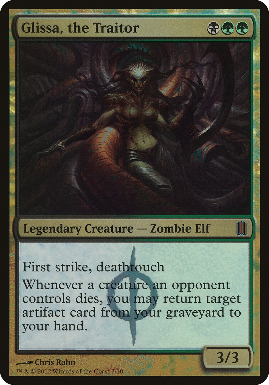 Glissa, the Traitor (3) (Oversized) [Commander's Arsenal Oversized] | Odin's Place