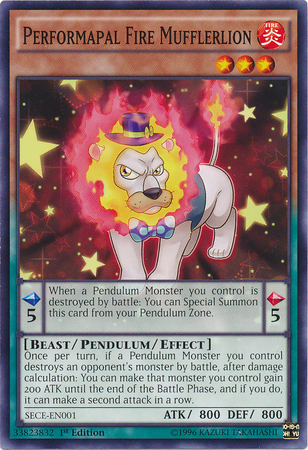 Performapal Fire Mufflerlion [SECE-EN001] Common | Odin's Place