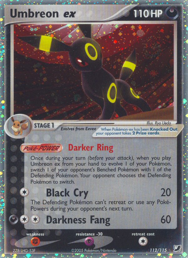 Umbreon ex (112/115) [EX: Unseen Forces] | Odin's Place