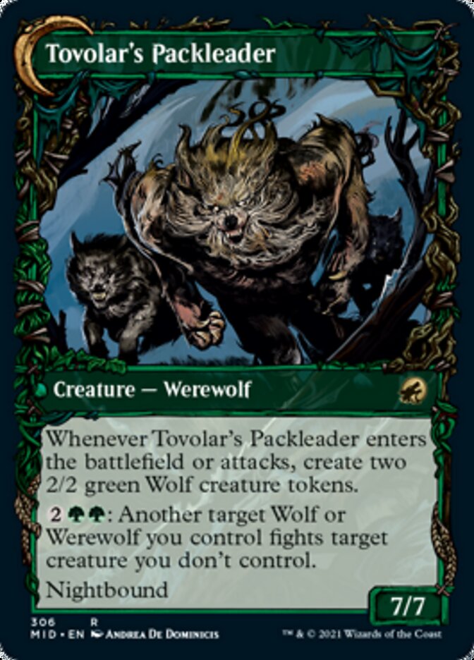 Tovolar's Huntmaster // Tovolar's Packleader (Showcase Equinox) [Innistrad: Midnight Hunt] | Odin's Place