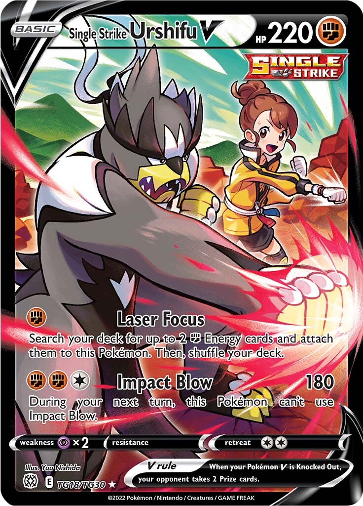 Single Strike Urshifu V (TG18/TG30) [Sword & Shield: Brilliant Stars] | Odin's Place