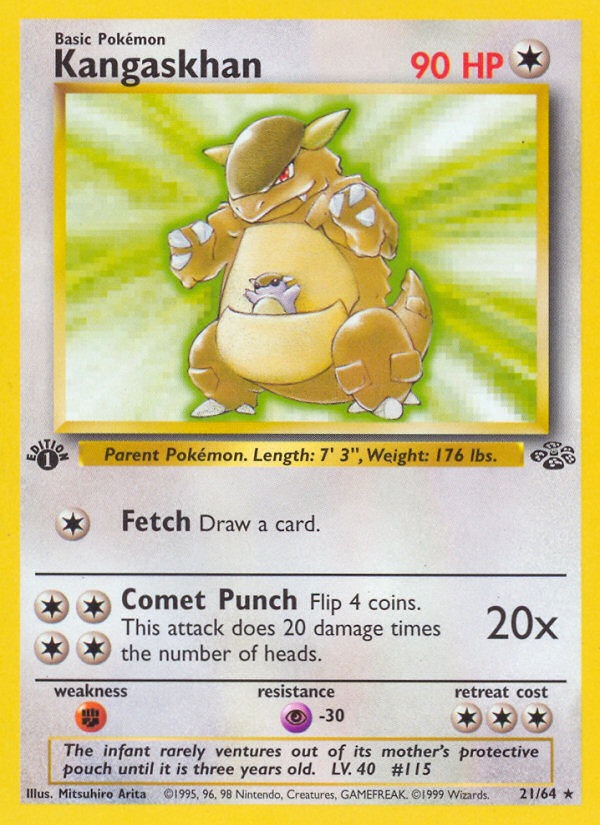 Kangaskhan (21/64) [Jungle 1st Edition] | Odin's Place