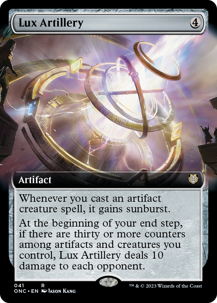 Lux Artillery (Extended Art) [Phyrexia: All Will Be One Commander] | Odin's Place