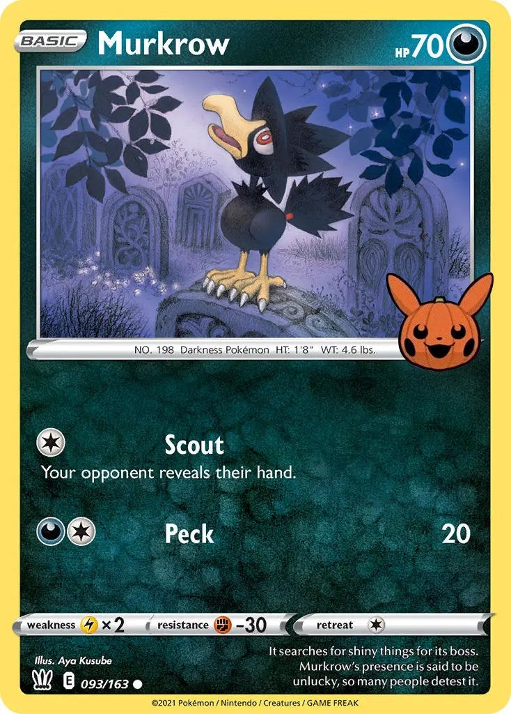 Murkrow (093/163) [Trick or Trade] | Odin's Place