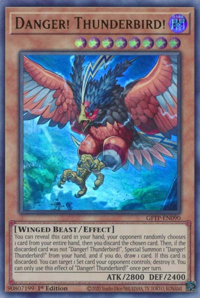 Danger! Thunderbird! [GFTP-EN090] Ultra Rare | Odin's Place