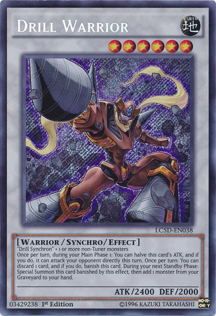 Drill Warrior [LC5D-EN038] Secret Rare | Odin's Place