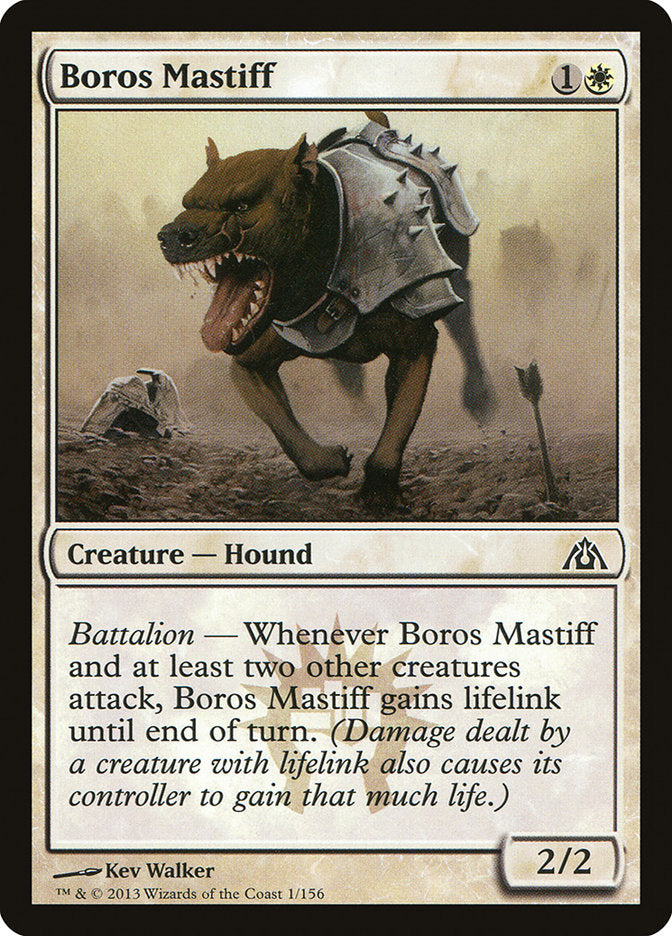 Boros Mastiff (1) [Dragon's Maze] | Odin's Place