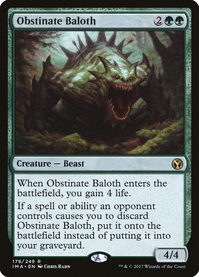 Obstinate Baloth (179) [Iconic Masters] | Odin's Place
