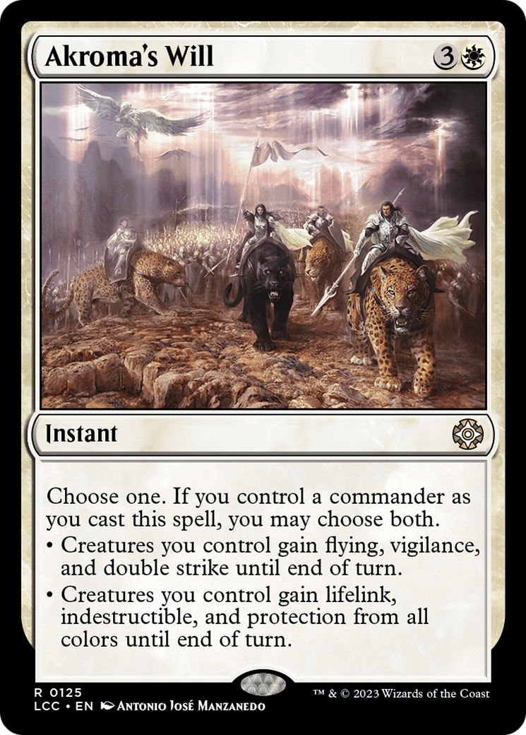 Akroma's Will [The Lost Caverns of Ixalan Commander] | Odin's Place