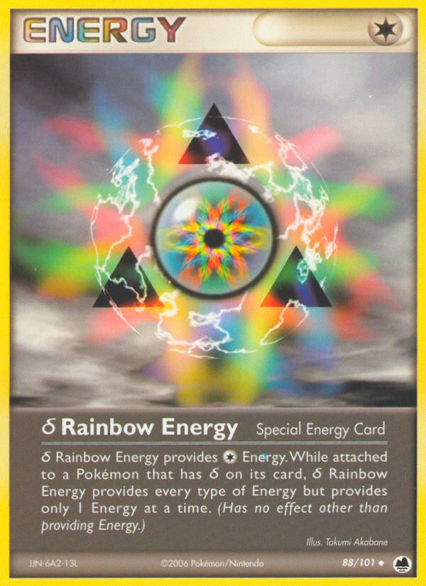 Rainbow Energy (88/101) (Delta Species) [EX: Dragon Frontiers] | Odin's Place