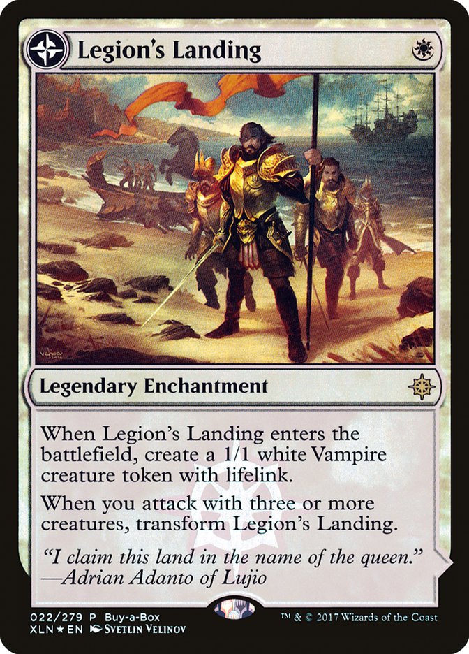 Legion's Landing // Adanto, the First Fort (Buy-A-Box) [Ixalan Treasure Chest] | Odin's Place