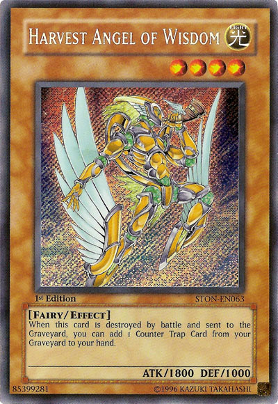 Harvest Angel of Wisdom [STON-EN063] Secret Rare | Odin's Place