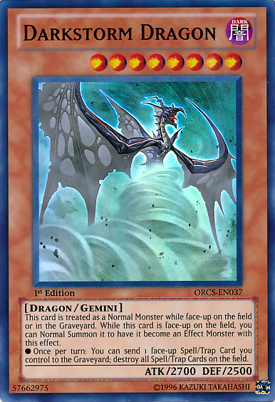 Darkstorm Dragon [ORCS-EN037] Super Rare | Odin's Place