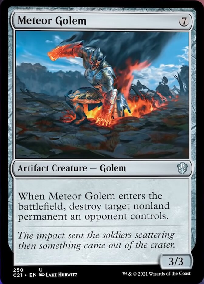 Meteor Golem [Commander 2021] | Odin's Place
