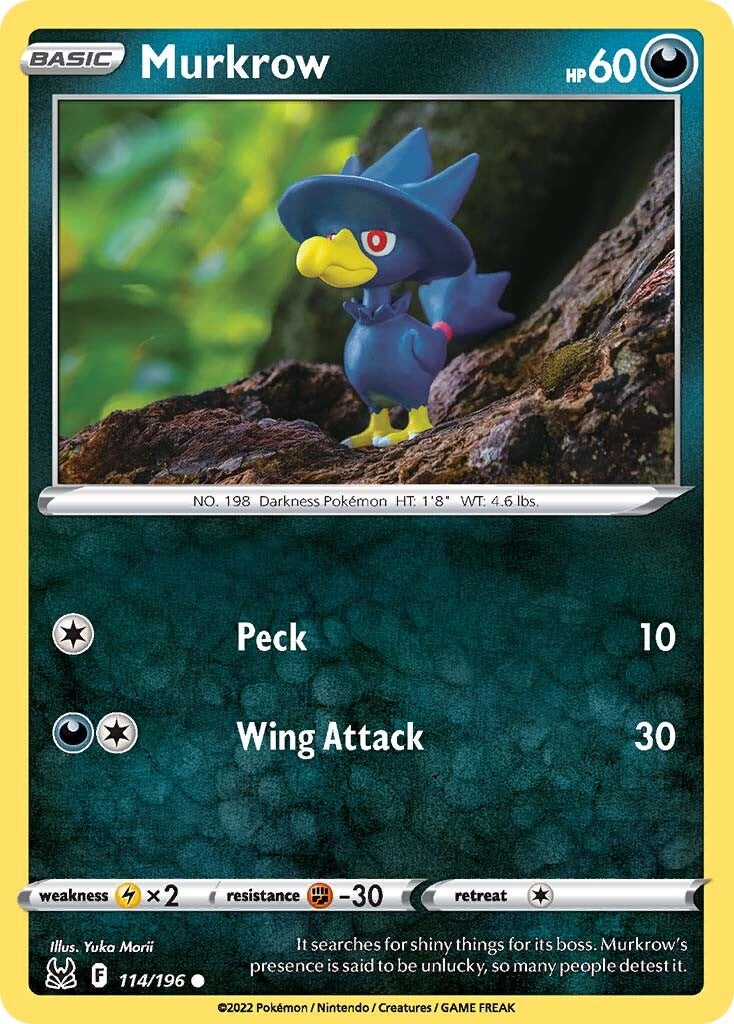 Murkrow (114/196) [Sword & Shield: Lost Origin] | Odin's Place