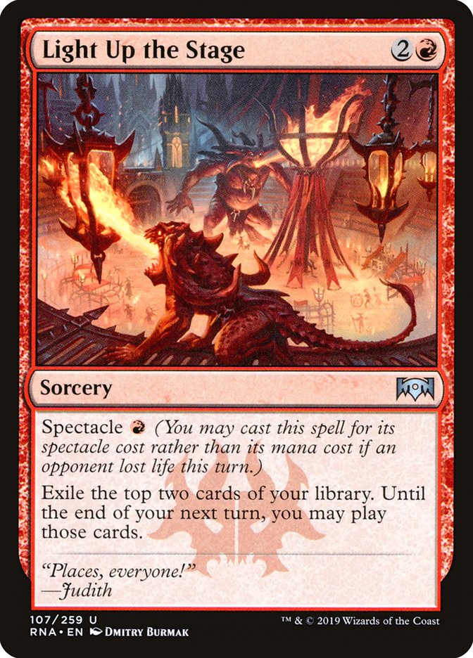Light Up the Stage (107) [Ravnica Allegiance] | Odin's Place