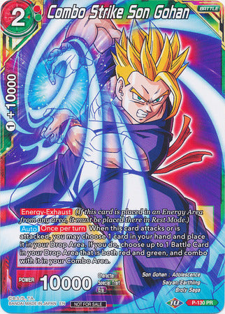 Combo Strike Son Gohan (Shop Tournament: Assault of Saiyans) (P-130) [Promotion Cards] | Odin's Place