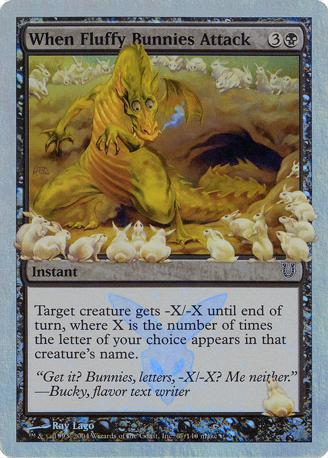 When Fluffy Bunnies Attack (Alternate Foil) [Unhinged] | Odin's Place