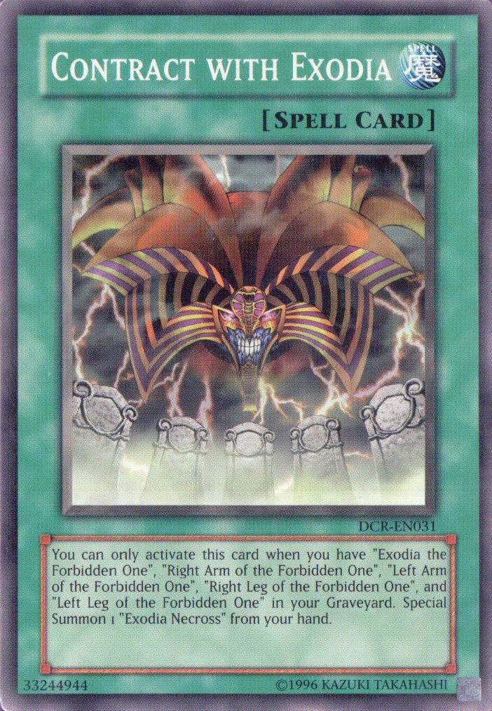 Contract with Exodia [DCR-EN031] Common | Odin's Place