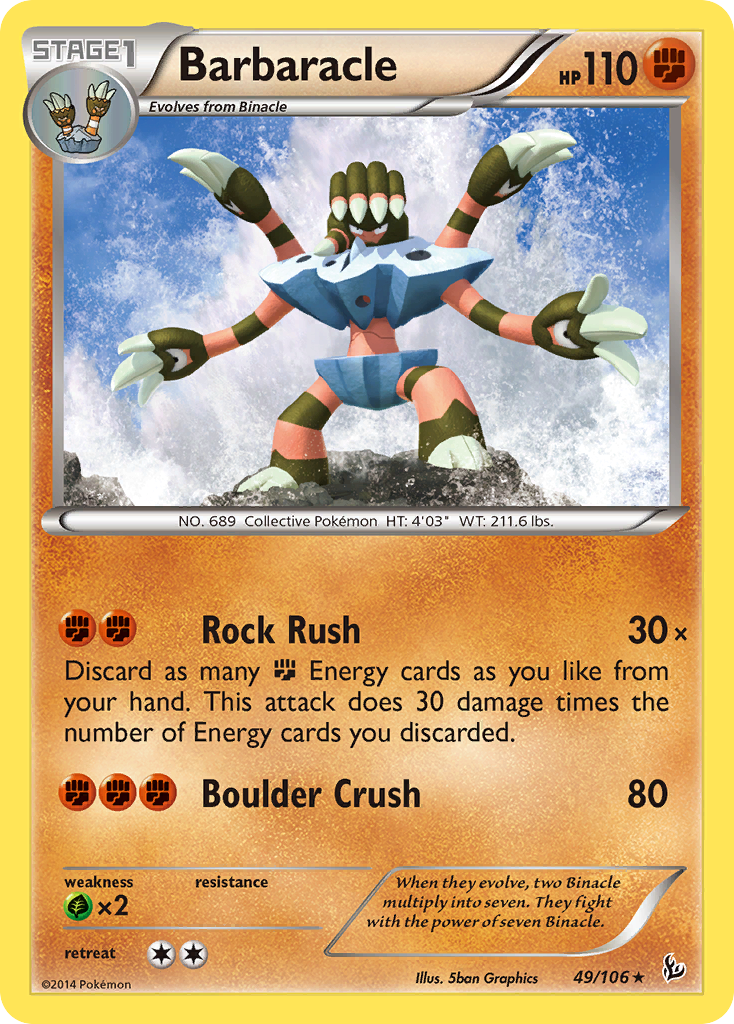 Barbaracle (49/106) [XY: Flashfire] | Odin's Place