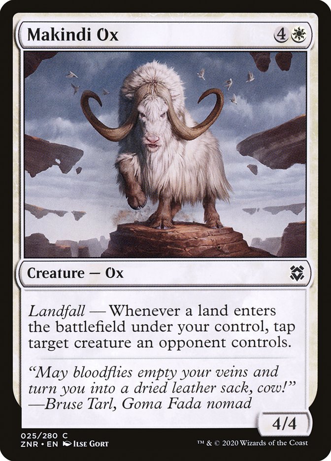 Makindi Ox [Zendikar Rising] | Odin's Place