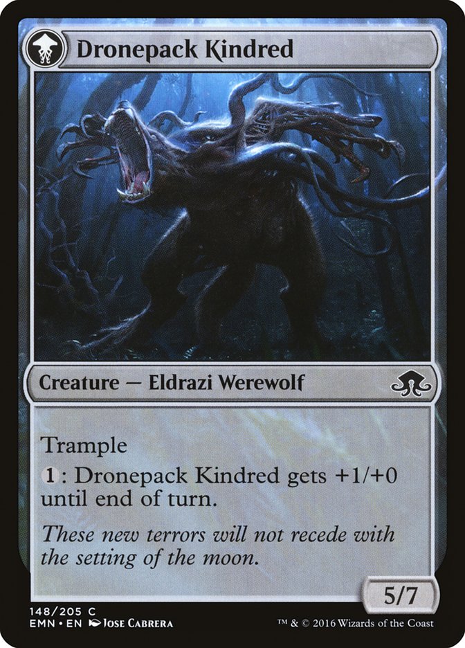 Vildin-Pack Outcast // Dronepack Kindred [Eldritch Moon] | Odin's Place