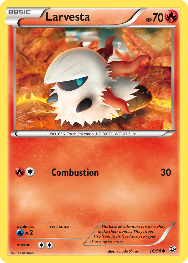 Larvesta (16/98) [XY: Ancient Origins] | Odin's Place