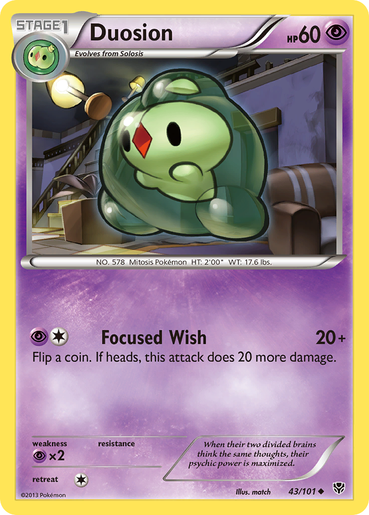 Duosion (43/101) [Black & White: Plasma Blast] | Odin's Place