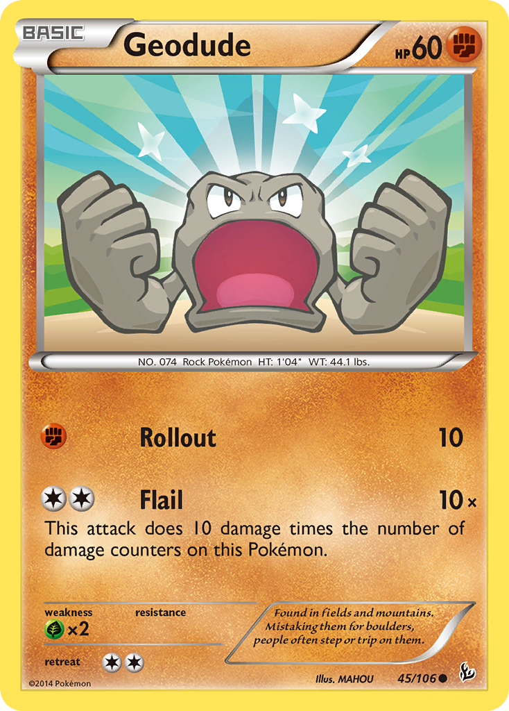 Geodude (45/106) [XY: Flashfire] | Odin's Place