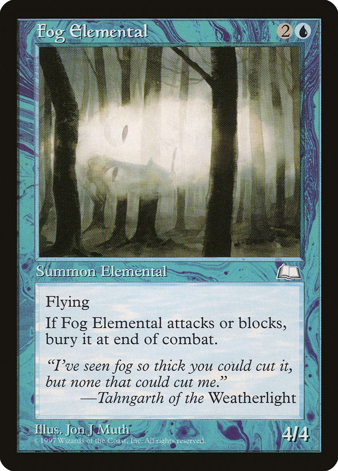 Fog Elemental (40) [Weatherlight] | Odin's Place