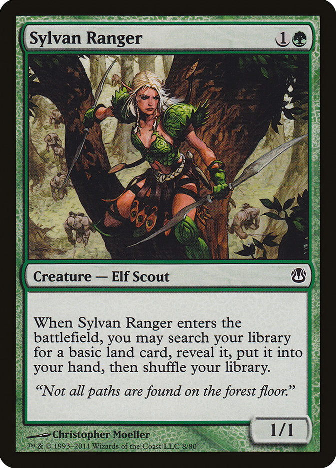 Sylvan Ranger (8) [Duel Decks: Ajani vs. Nicol Bolas] | Odin's Place