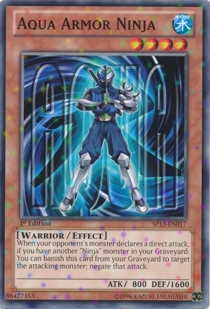Aqua Armor Ninja [SP13-EN017] Starfoil Rare | Odin's Place