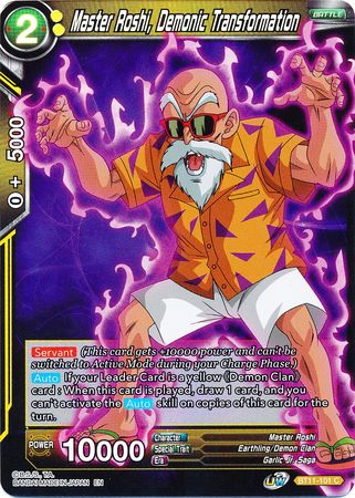 Master Roshi, Demonic Transformation (BT11-101) [Vermilion Bloodline 2nd Edition] | Odin's Place
