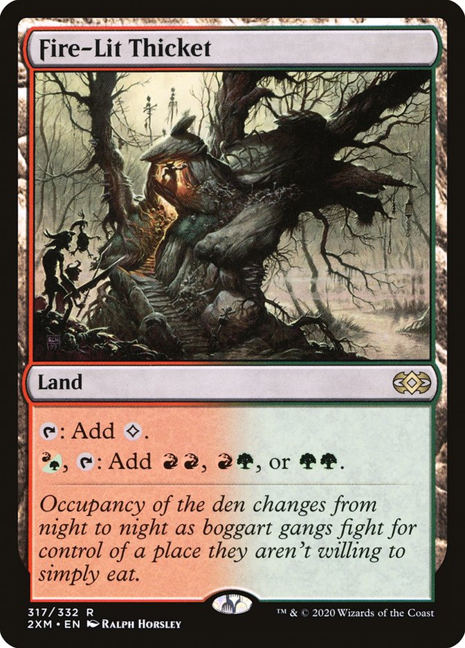 Fire-Lit Thicket [Double Masters] | Odin's Place