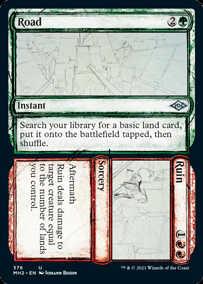 Road // Ruin (Sketch) [Modern Horizons 2] | Odin's Place