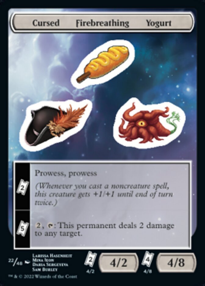 Cursed Firebreathing Yogurt [Unfinity Stickers] | Odin's Place