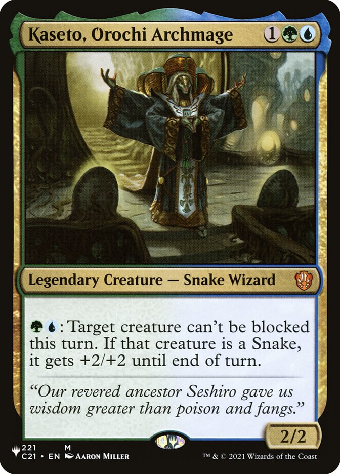 Kaseto, Orochi Archmage [The List] | Odin's Place