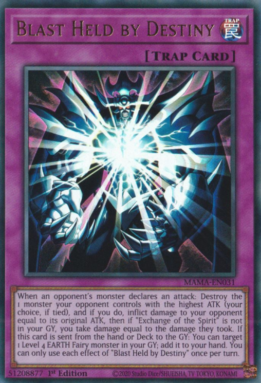 Blast Held by Destiny [MAMA-EN031] Ultra Rare | Odin's Place
