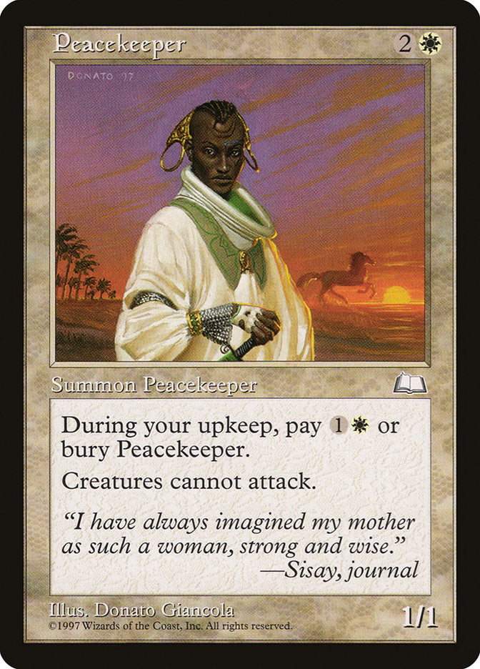 Peacekeeper (22) [Weatherlight] | Odin's Place