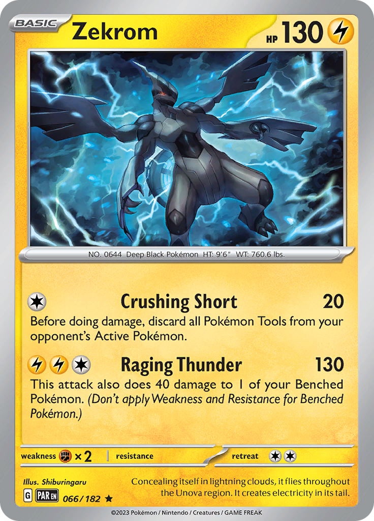 Zekrom (066/182) [Scarlet & Violet: Paradox Rift] | Odin's Place