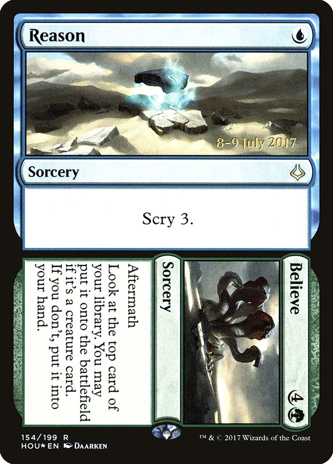 Reason // Believe (154) [Hour of Devastation Prerelease Promos] | Odin's Place