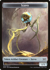 Saproling // Servo Double-Sided Token [Double Masters Tokens] | Odin's Place