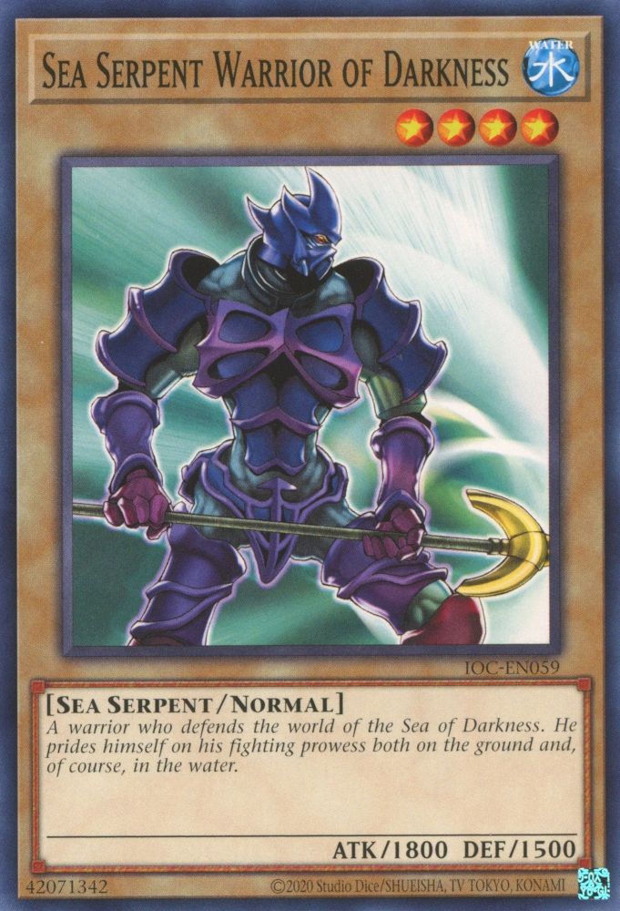 Sea Serpent Warrior of Darkness (25th Anniversary) [IOC-EN059] Common | Odin's Place