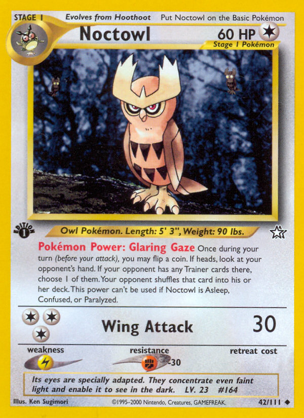 Noctowl (42/111) [Neo Genesis 1st Edition] | Odin's Place