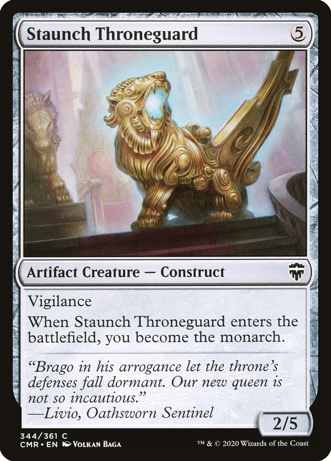 Staunch Throneguard [Commander Legends] | Odin's Place