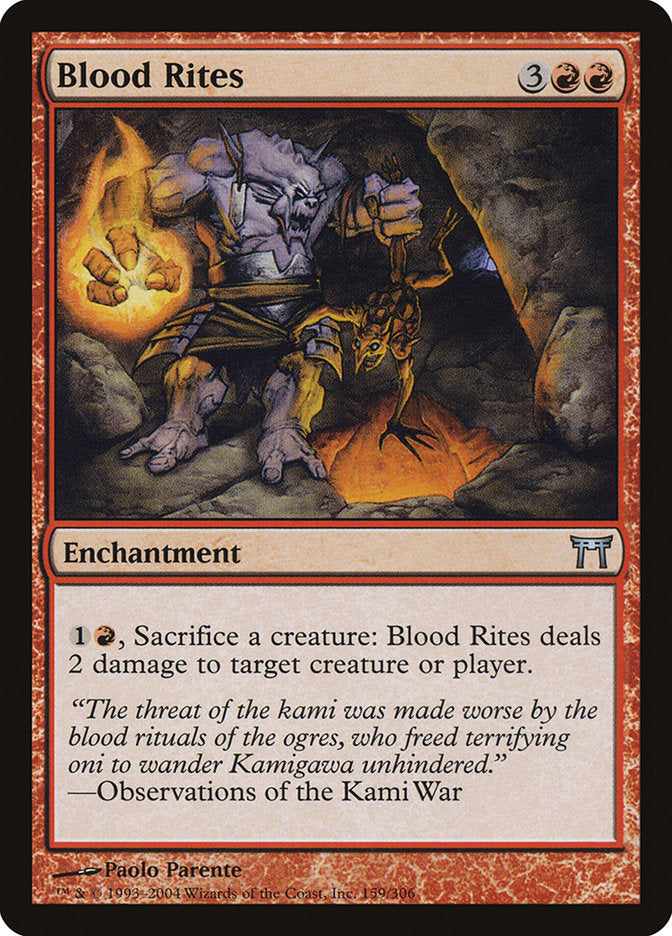 Blood Rites (159) [Champions of Kamigawa] | Odin's Place